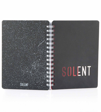 Notebook with die-cut black cover  | J Point Plus