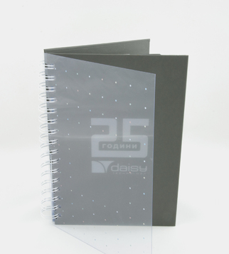 Notebook with transparent PVC cover | J Point Plus