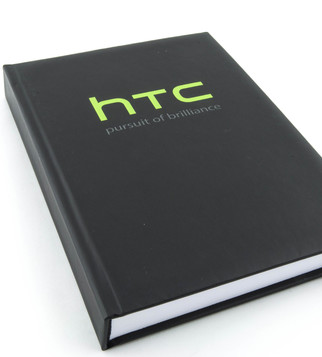 Bloc-note HTC avec vernissage UV volumétrique  | J Point Plus