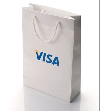 Хартиена торбичка Visa | J Point Plus