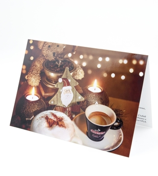 Christmas card with UV varnish | J Point Plus