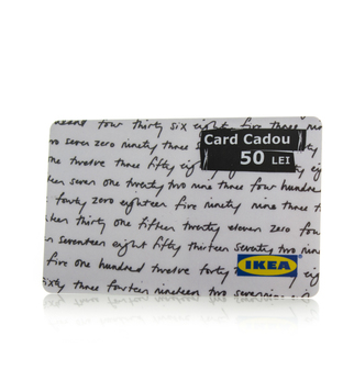 Carta gift con ologramma e codice a barre | J Point Cards