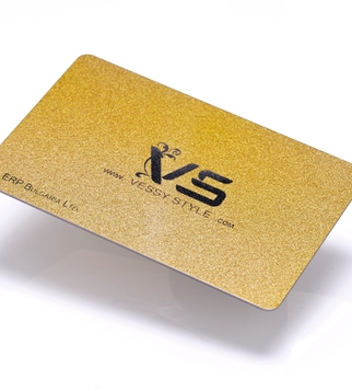 Loyalty card with golden print | J Point Cards