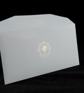 Envelope with hot stamping | J Point Plus