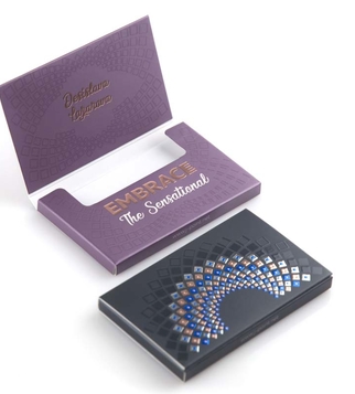 Personalized cards holder with liquid metal foils | J Point Plus