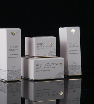 Опаковки за козметични продукти със златно фолио | J Point Plus