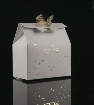 IQOS box with gold foil | J Point Plus