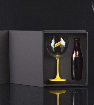 Schweppes box with gold foil  | J Point Plus