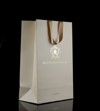 Paper bag with gold foil | J Point Plus