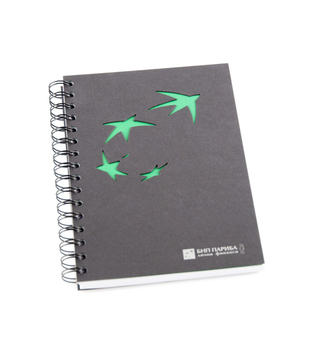 BNP Paribas notebook with die-cut cover | J Point Plus
