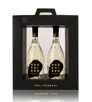 Луксозна кутия за вино с обемен UV лак и liquid gold текст и лого | J Point Plus