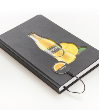 Cappy notebook with cut cover | J Point Plus