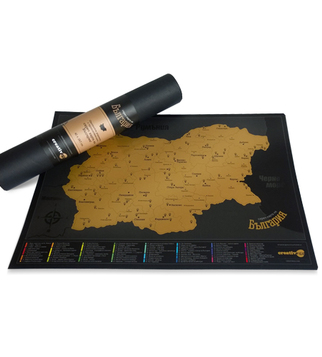 Scratch map of Bulgaria | J Point Plus