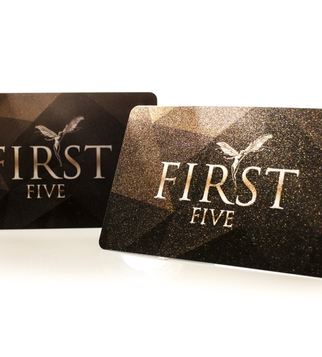Carta VIP con stampa a base d'oro e argento | J Point Cards