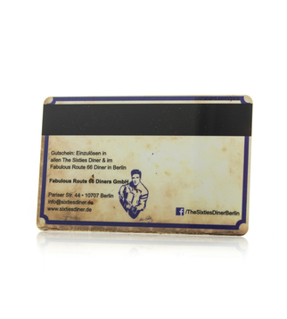 Smart card with matte lamination and magnetic stripe | J Point Cards
