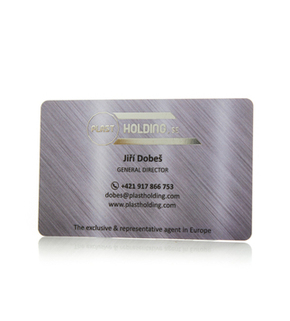 PVC business card with gloss lamination | J Point Cards