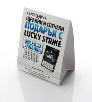 Lucky Strike table tent  | J Point Plus